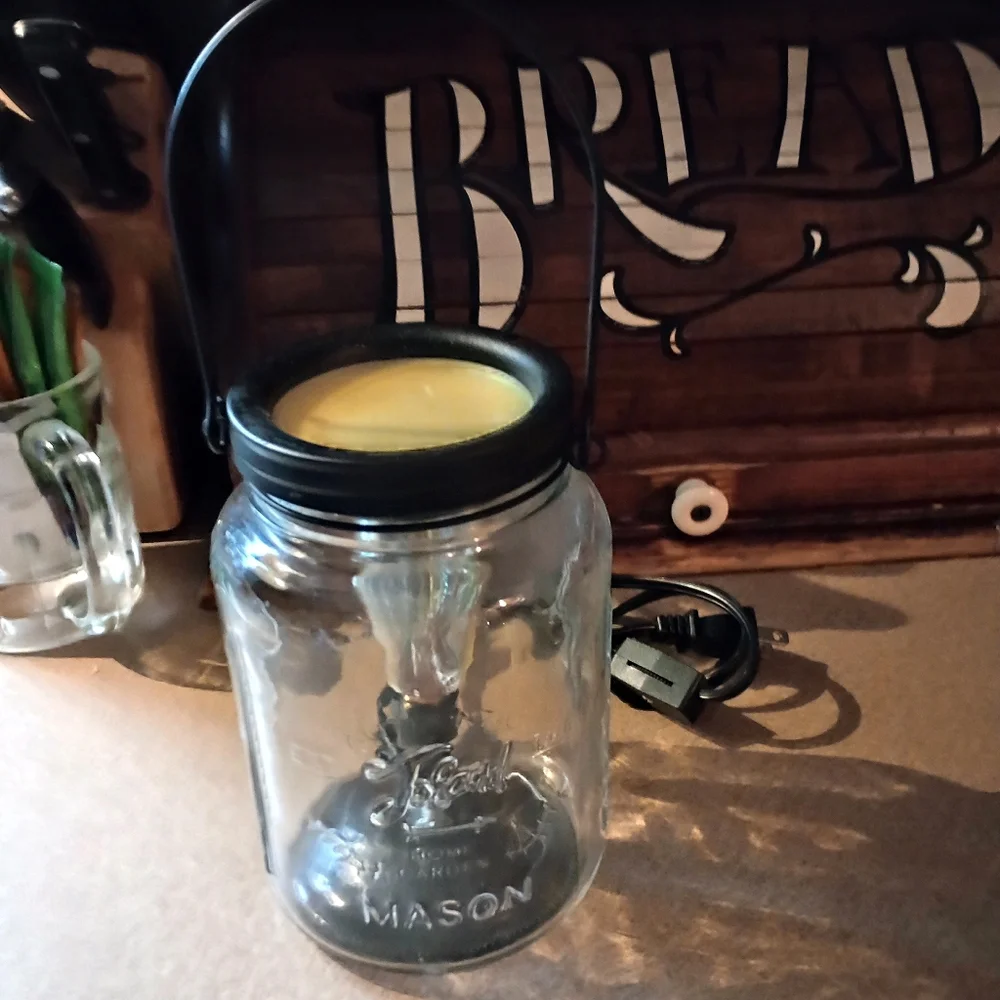 Mason Jar Light Wax Warmer - Picture 3 of 6